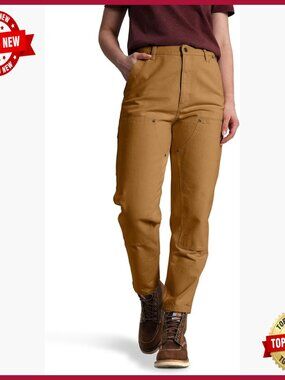 Vintage Fit Double-Front Canvas Work Pants with Tool Pockets